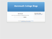 Tablet Screenshot of blogs.monm.edu